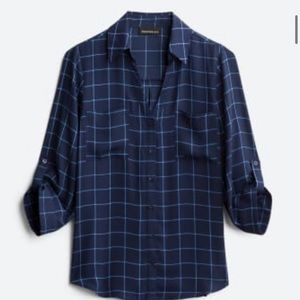 NWT Fortune + Ivy Christelle Button Down Blouse